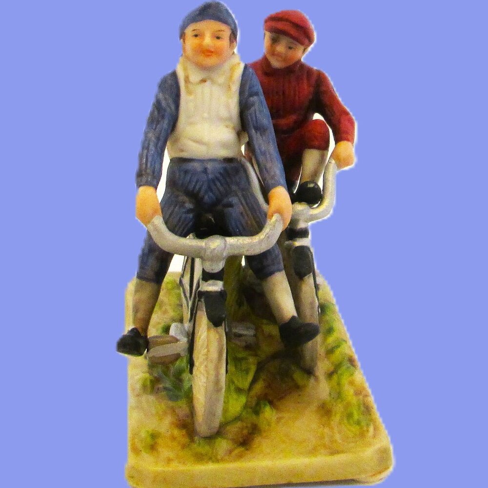 Bicycle Boys (carved of stone) by Norman Rockwell 1983 The Norman Rockwell Museu
